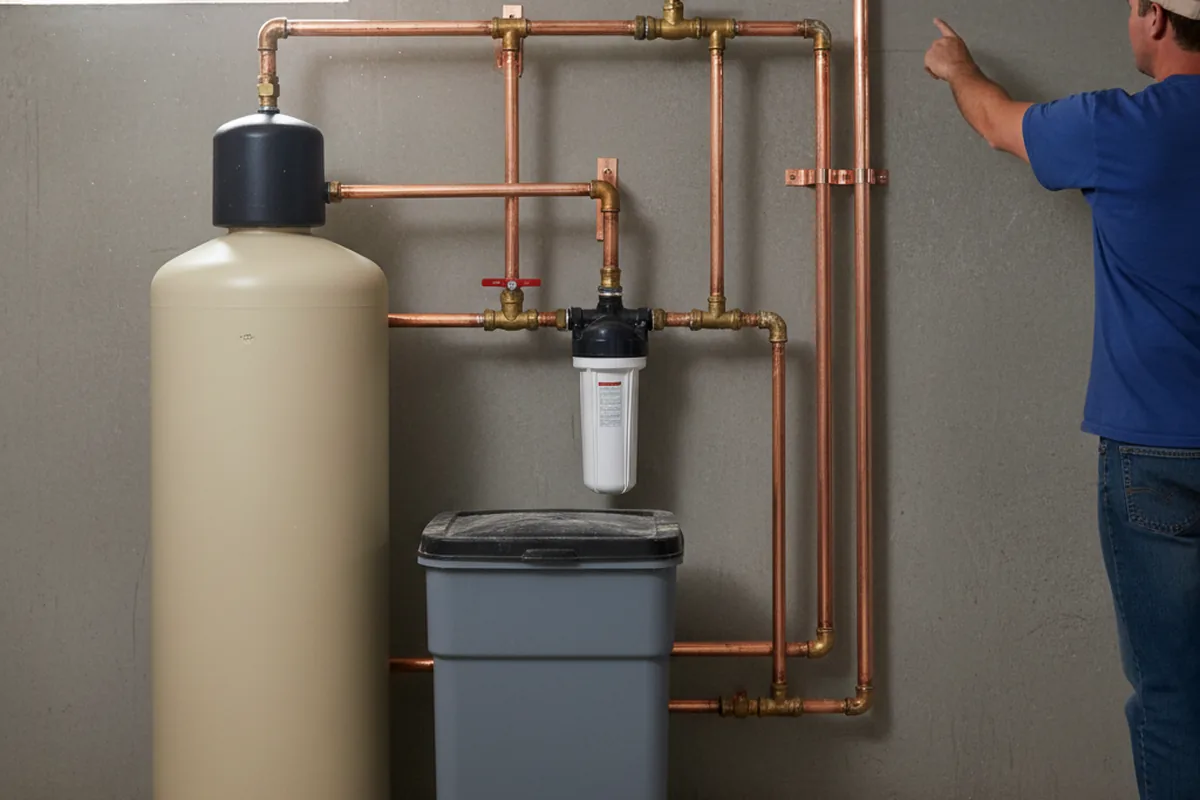 Whole-house water treatment system installed in Webster